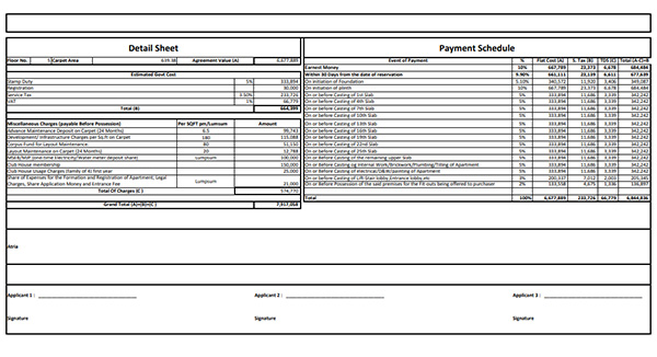 Megapolis Hinjewadi Costing Plan